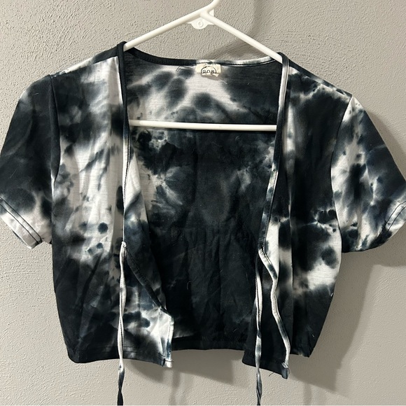 Graphic tie-dye crop tee - Picture 2 of 4